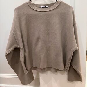 Zara Crop Soft Feel Sweatshirt size Small
